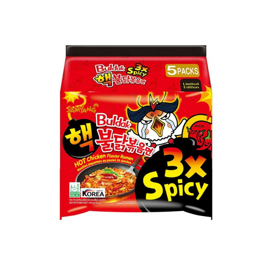 Samyang Hot Chicken Ramen 3XSpicy 5x140g