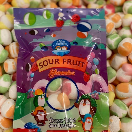 FREEZE-DRIED CANDY SOUR FRUIT KASTANJER 75g