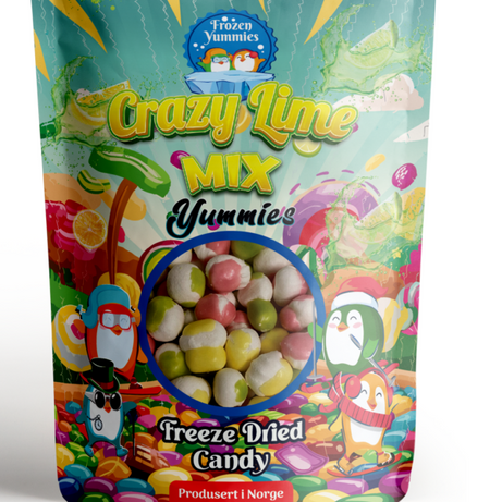 FREEZE-DRIED CANDY CRAZY LIME MIX 75g