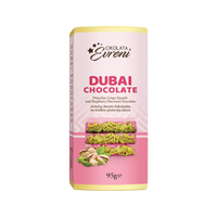 Dubaisjokolade - 95 gr - Pistachio Crispy Raspberry