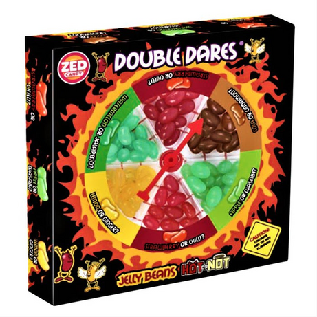 ZED CANDY DOUBLE DARES HOT OR NOT JELLY BEAN GAME 100g